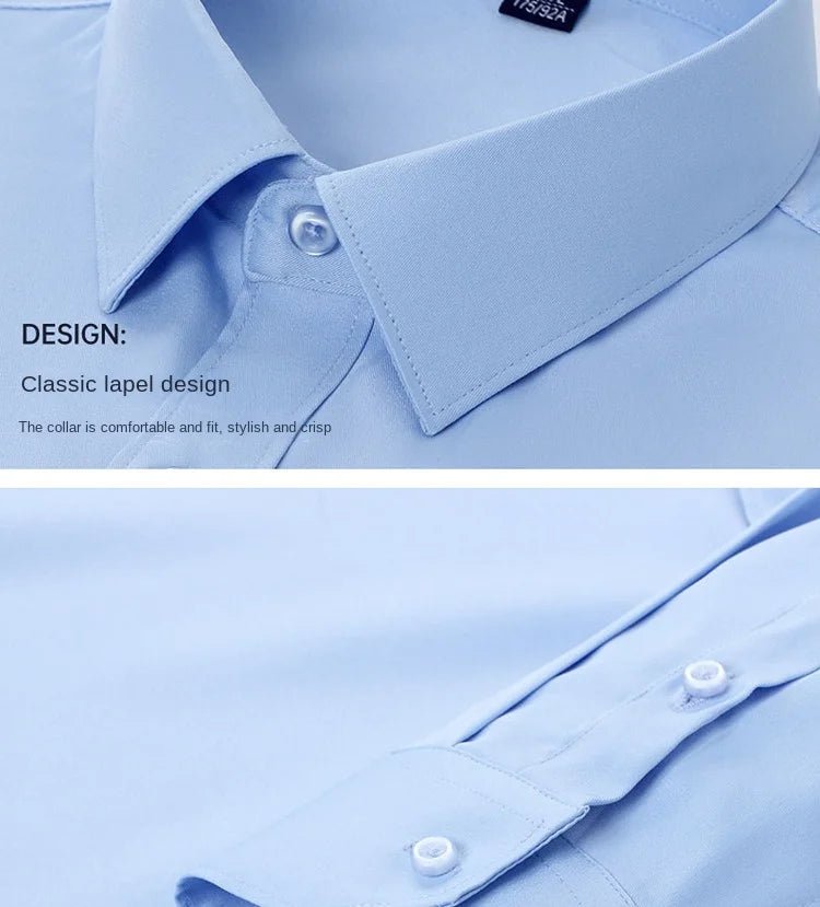 Non - Iron Business Shirt | Wrinkle - Resistant Long Sleeve Classic Fit - Real Group UAE