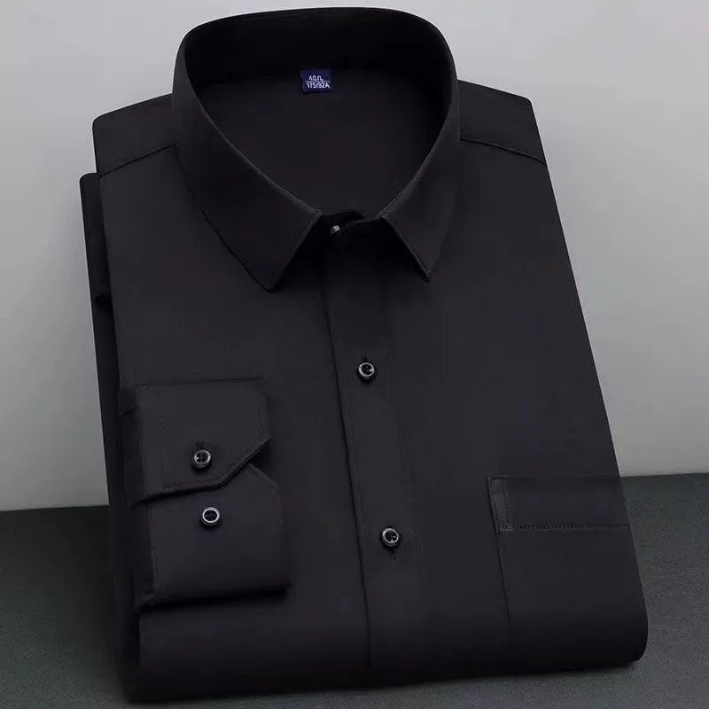 Non - Iron Business Shirt | Wrinkle - Resistant Long Sleeve Classic Fit - Real Group UAE