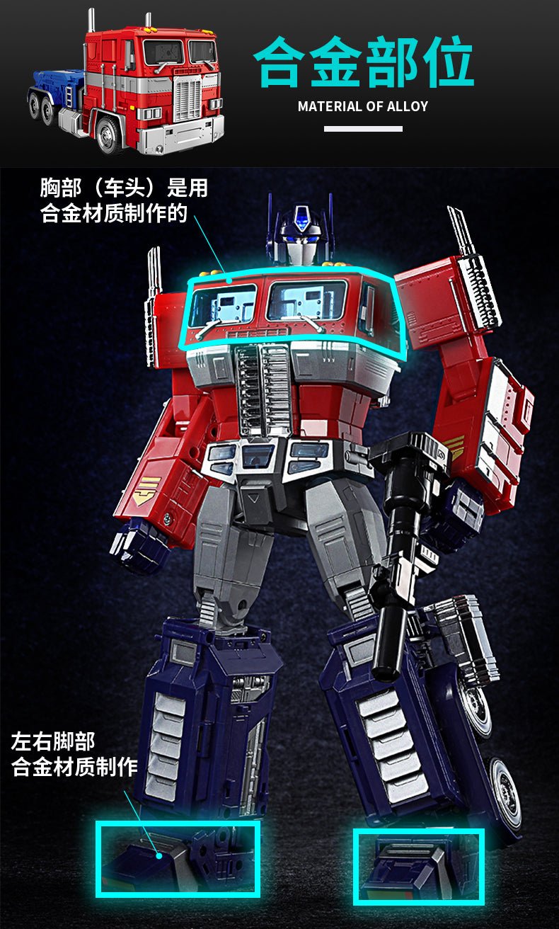 Optimus Prime Action Figure – 32cm Alloy Transformation Robot Toy - Realgroupuae
