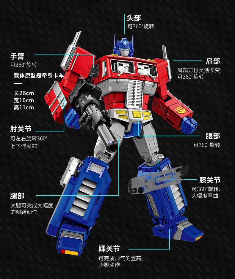 Optimus Prime Action Figure – 32cm Alloy Transformation Robot Toy - Realgroupuae