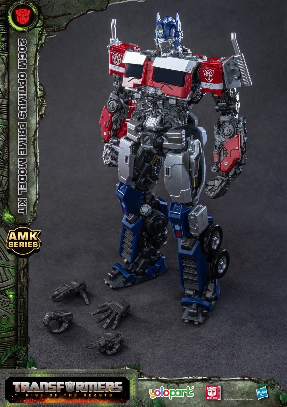Optimus Prime Transformers Model Figure – 20cm Assembly Robot Toy - Realgroupuae