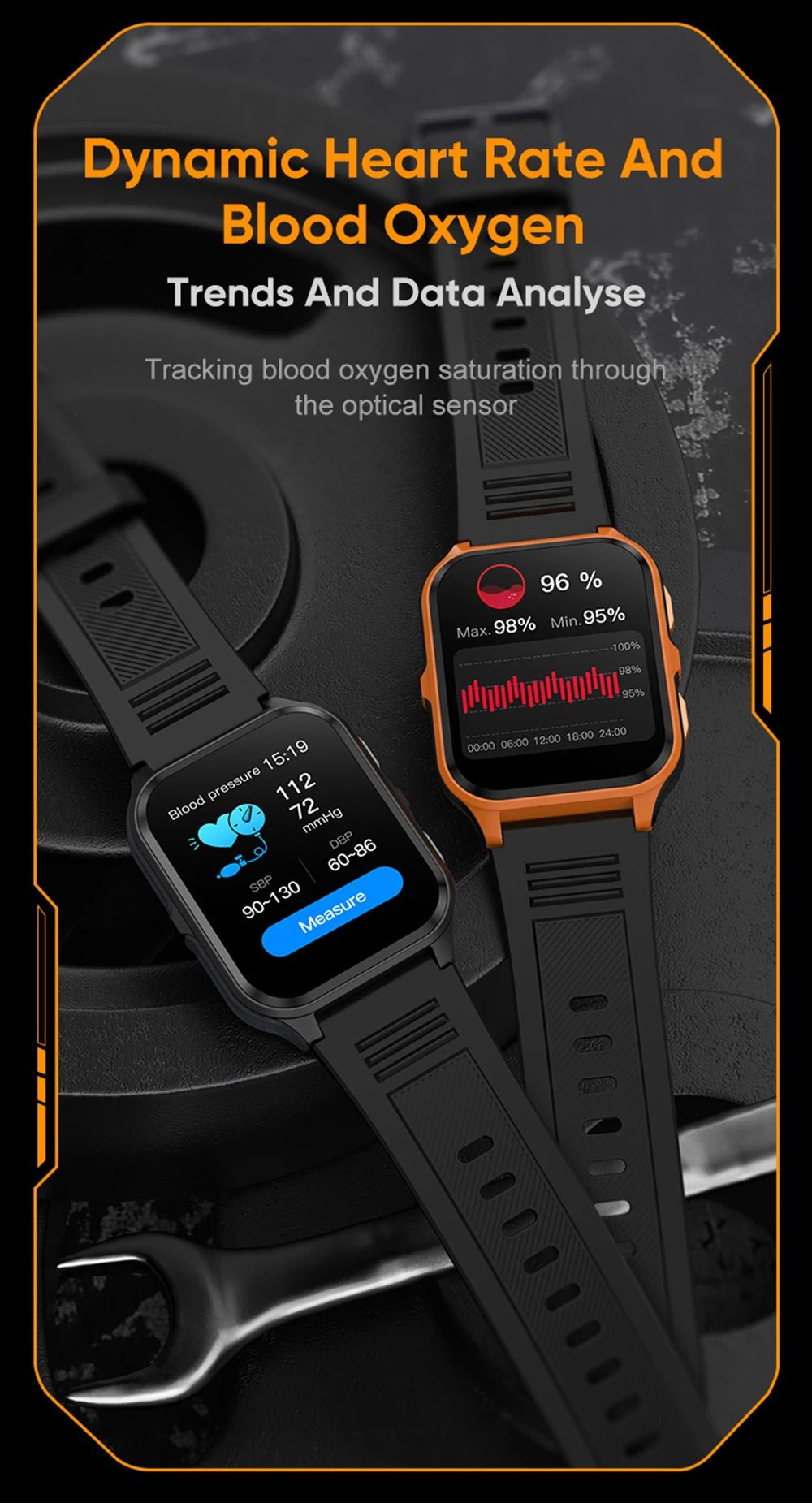 Outdoor Military Smart Watch – 1.9" Bluetooth Call Fitness Tracker - Realgroupuae