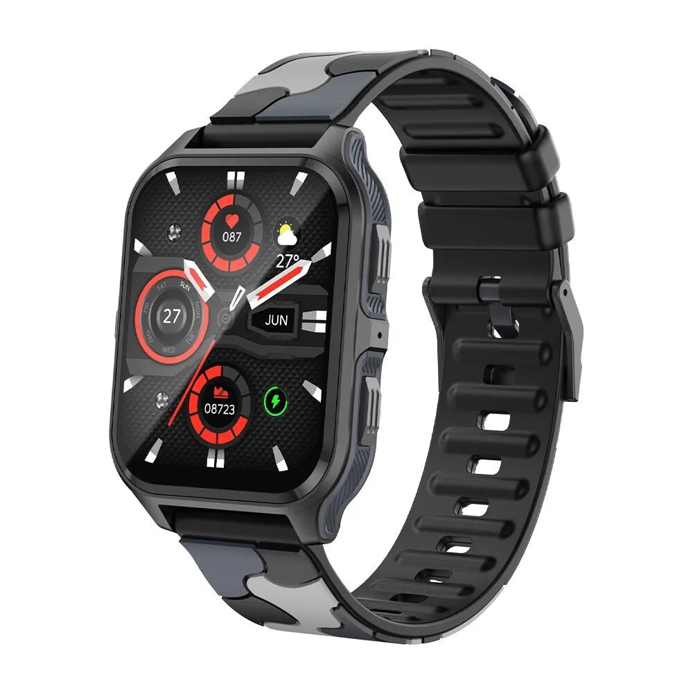 Outdoor Military Smart Watch – 1.9" Bluetooth Call Fitness Tracker - Realgroupuae