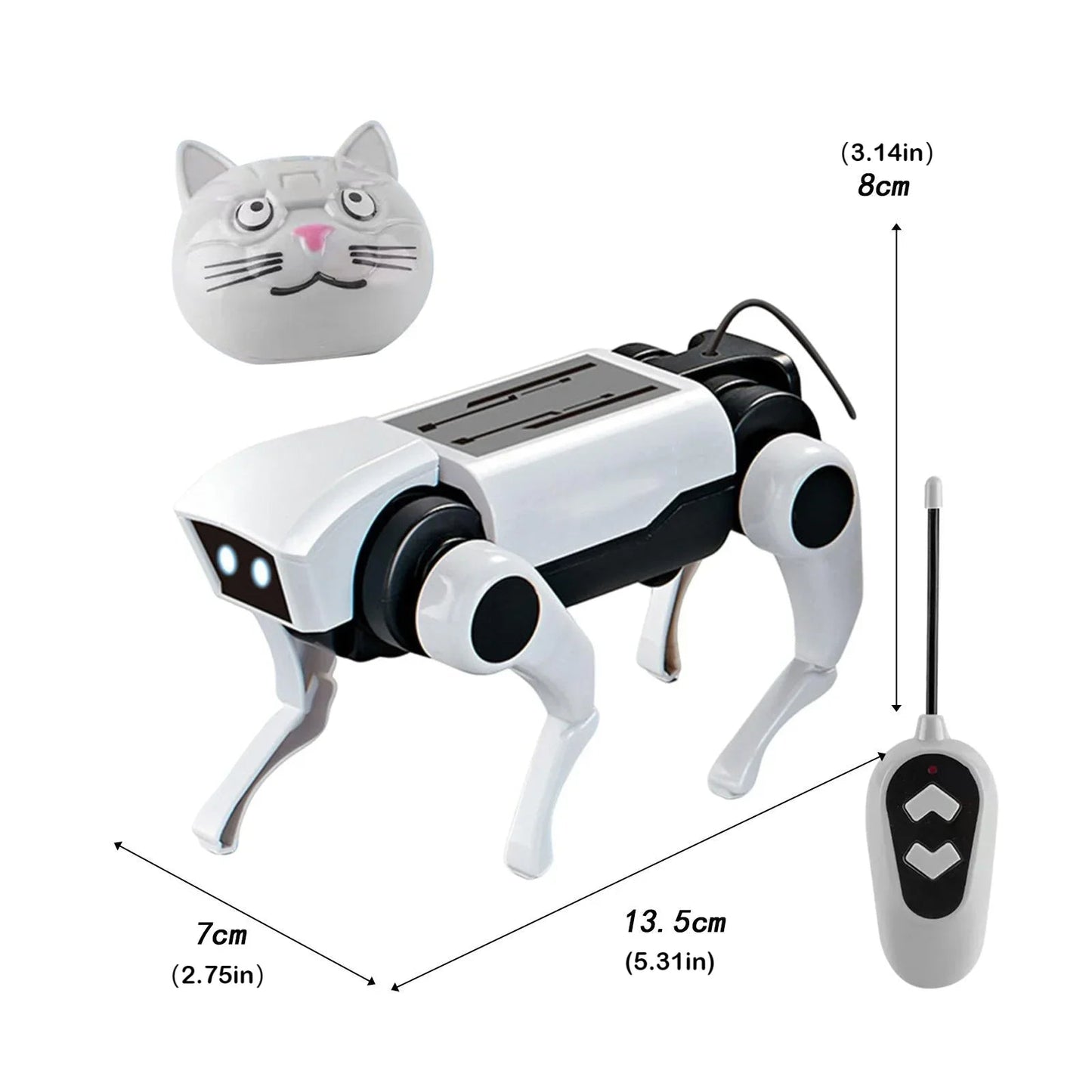 RC Robot Dog DIY Kit – Remote Control Toy for Kids & Teens - Realgroupuae