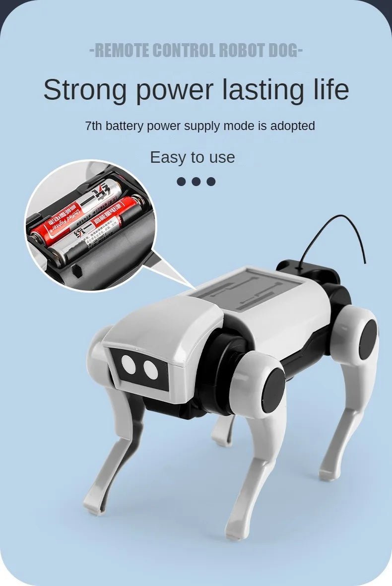 RC Robot Dog DIY Kit – Remote Control Toy for Kids & Teens - Realgroupuae