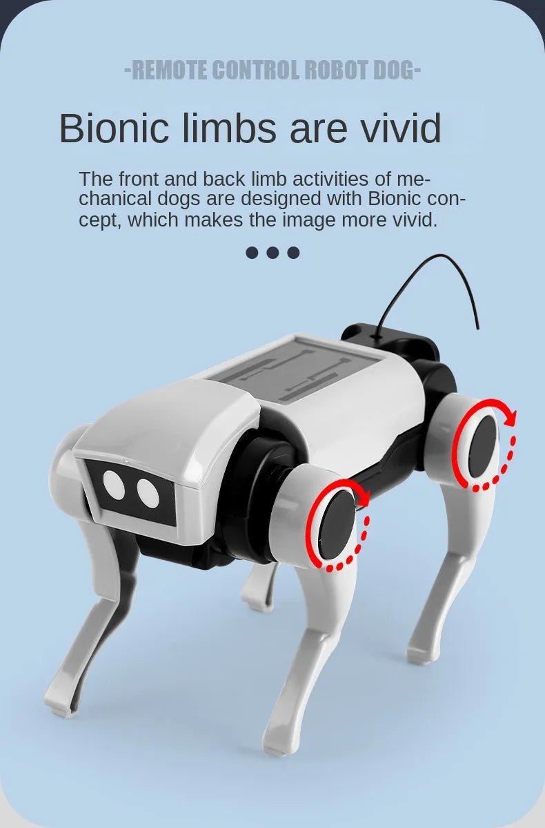 RC Robot Dog DIY Kit – Remote Control Toy for Kids & Teens - Realgroupuae