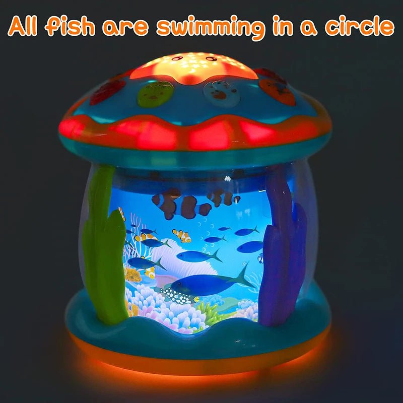 Rotary Projector Musical Educational Sensory Toys for Toddler - Real Group