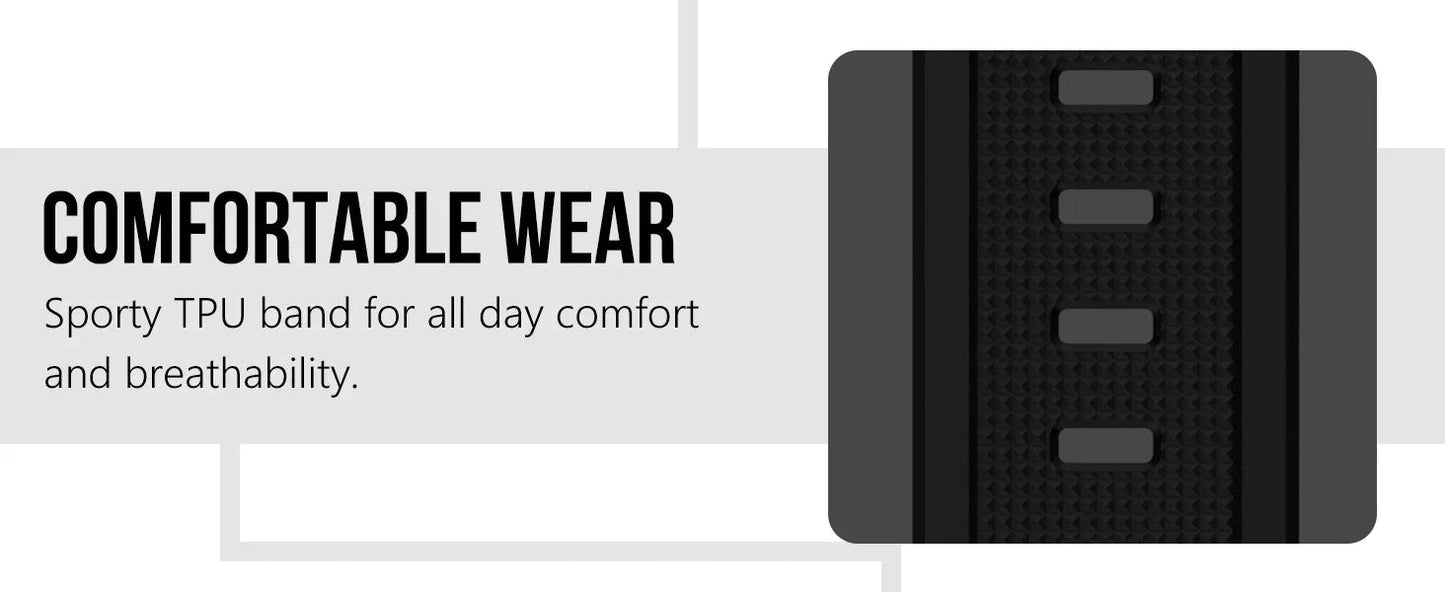Rugged Strap for Apple Watch 49mm–42mm | Metal + Silicone Band - Realgroupuae
