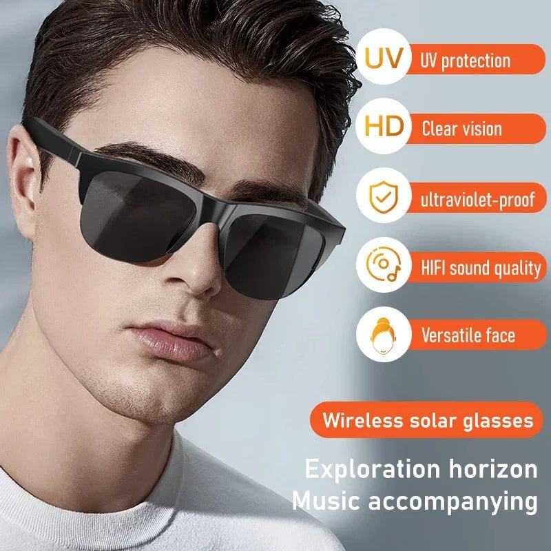 Smart Bluetooth Sunglasses | Music & Call - Ready UV Protection - Real Group UAE