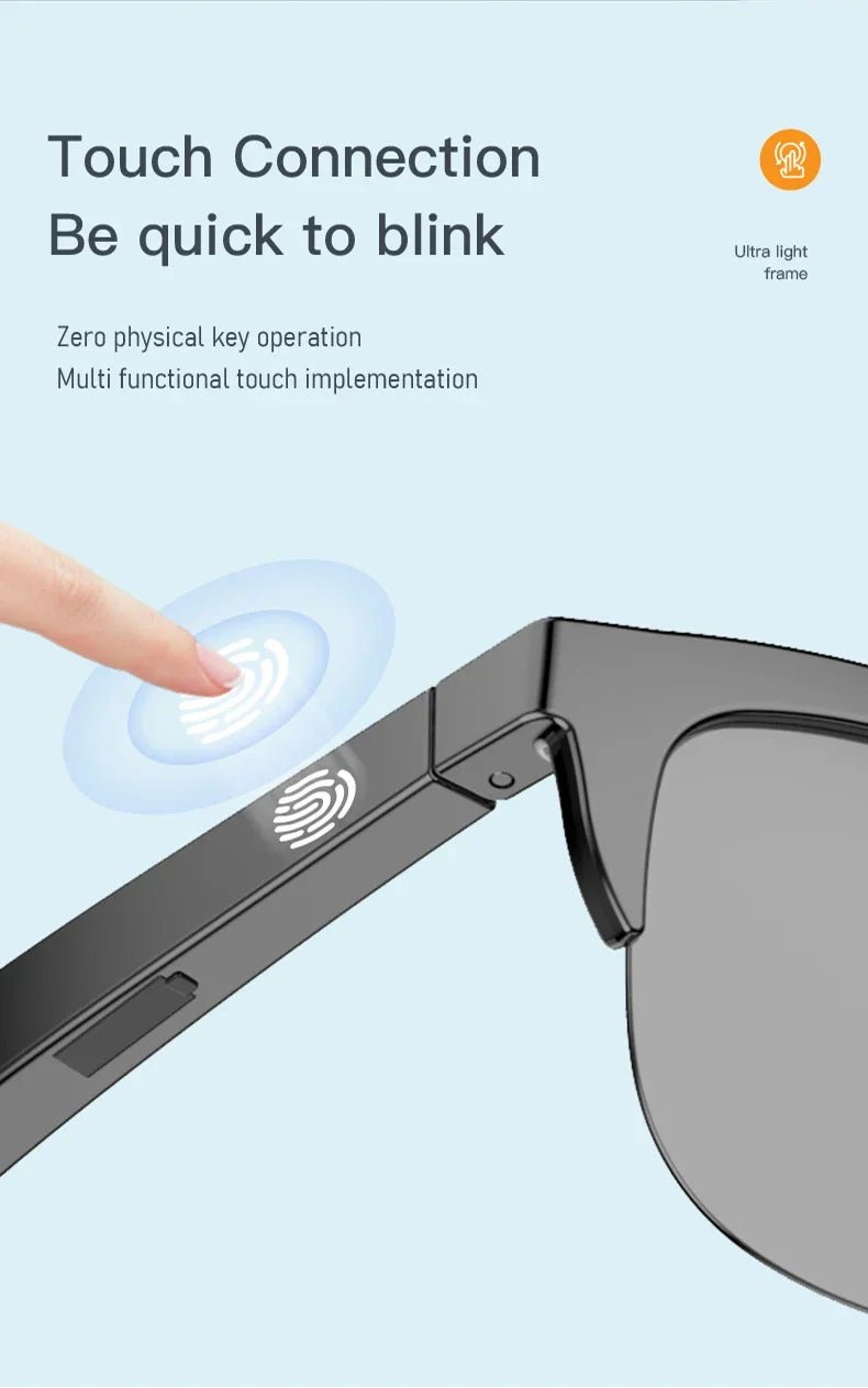 Smart Bluetooth Sunglasses | Music & Call - Ready UV Protection - Real Group UAE