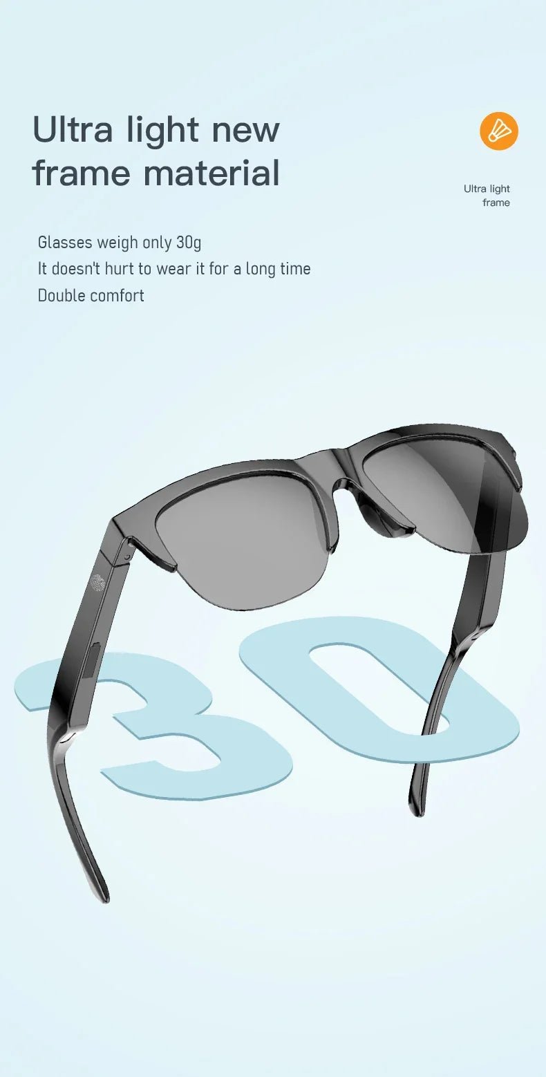 Smart Bluetooth Sunglasses | Music & Call - Ready UV Protection - Real Group UAE