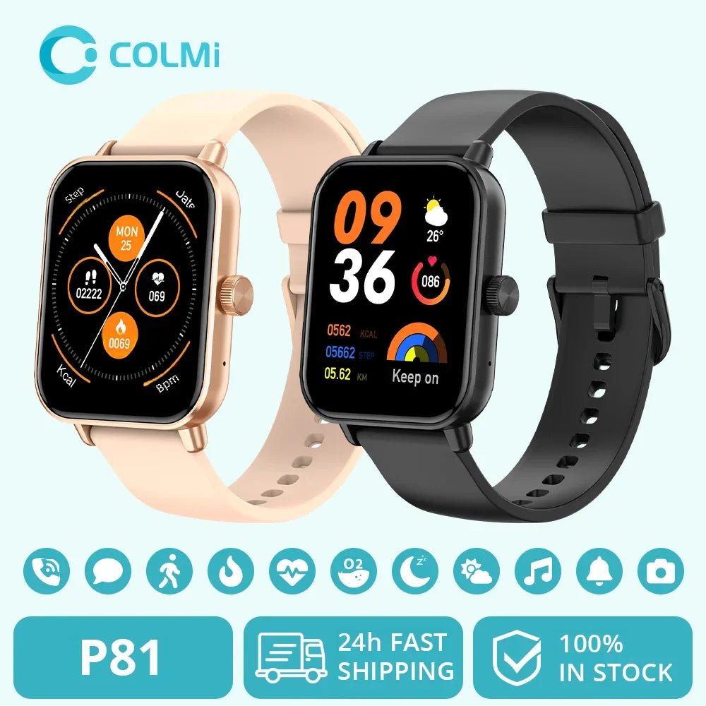 Smart Watch 1.9" Screen | Heart Rate & Health Monitor | Bluetooth - Real Group UAE