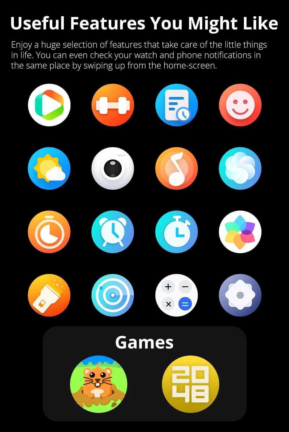 Smart Watch 1.9" Screen | Heart Rate & Health Monitor | Bluetooth - Real Group UAE