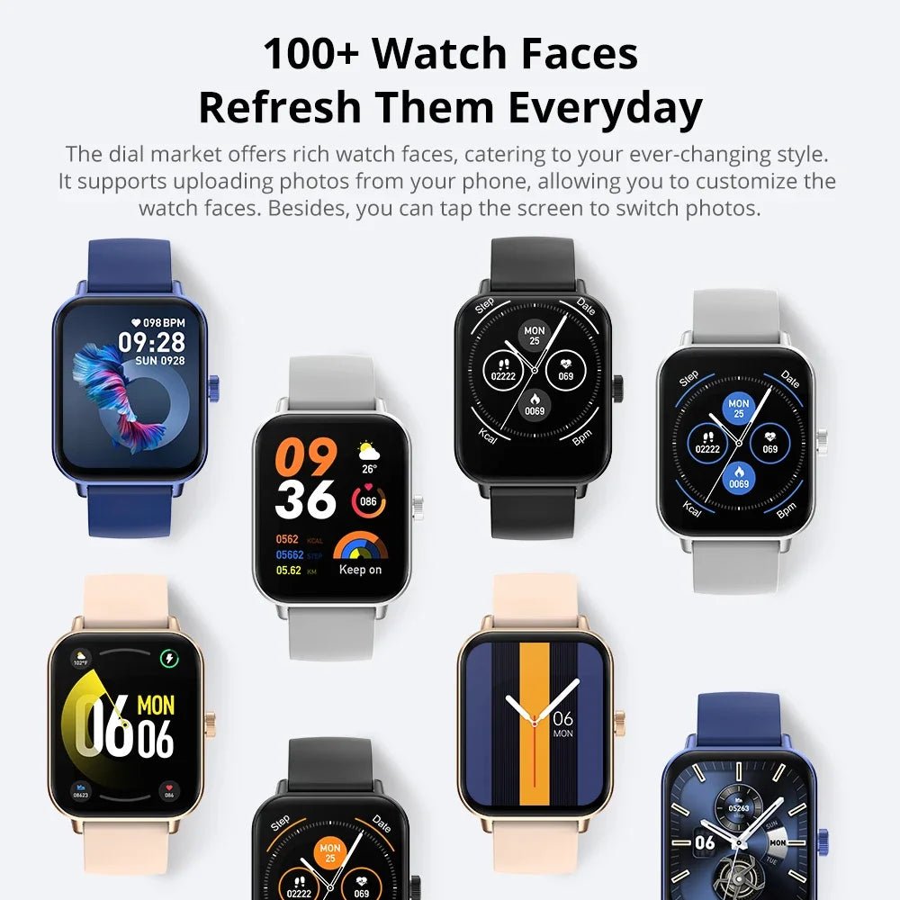 Smart Watch 1.9" Screen | Heart Rate & Health Monitor | Bluetooth - Real Group UAE