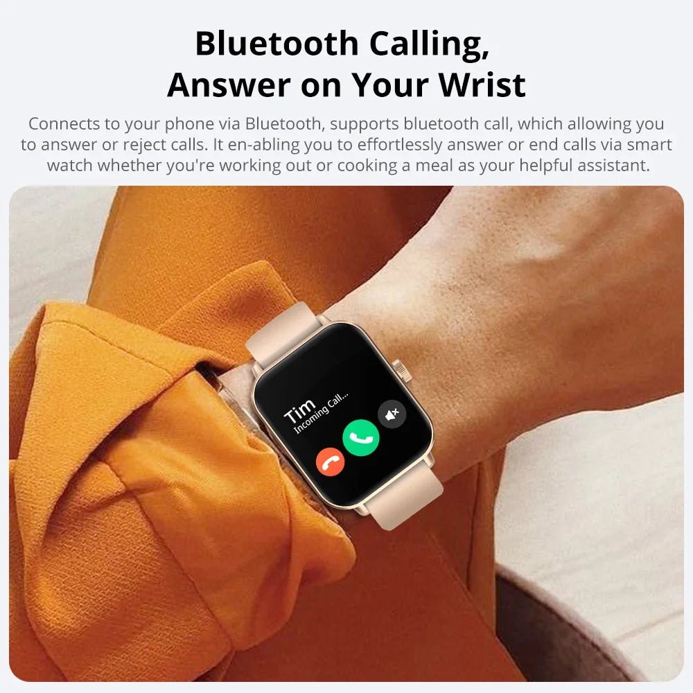 Smart Watch 1.9" Screen | Heart Rate & Health Monitor | Bluetooth - Real Group UAE