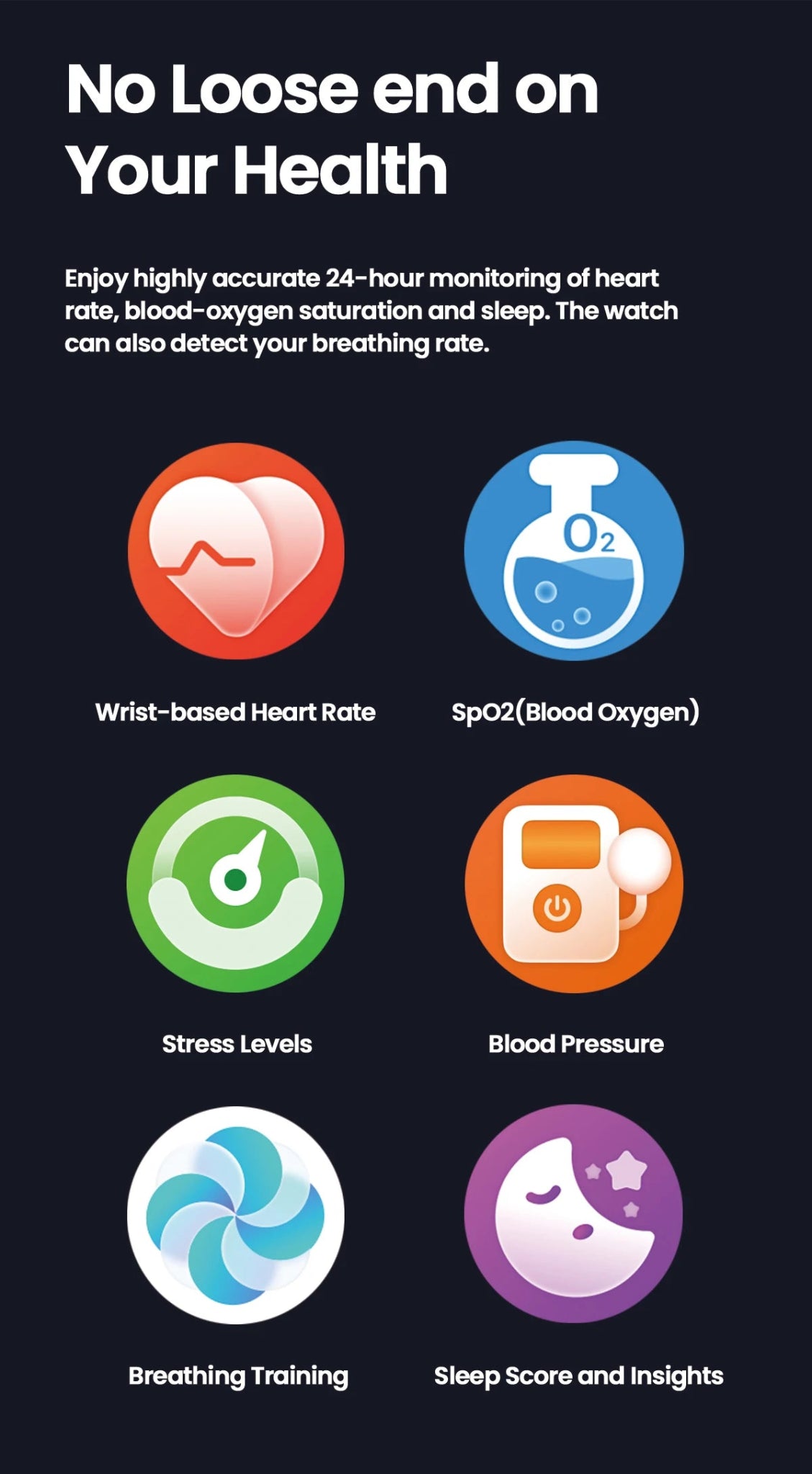 Smartwatch with 2.03" HD Display, Voice Call & Health Tracking - Realgroupuae