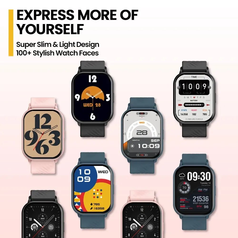 Smartwatch with 2.03" HD Display, Voice Call & Health Tracking - Realgroupuae