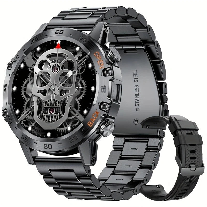 Smartwatch with AMOLED Display, Bluetooth Calling & Waterproof Build - Realgroupuae
