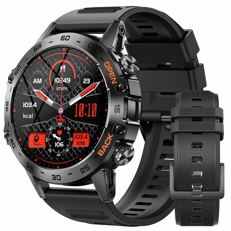 Smartwatch with AMOLED Display, Bluetooth Calling & Waterproof Build - Realgroupuae
