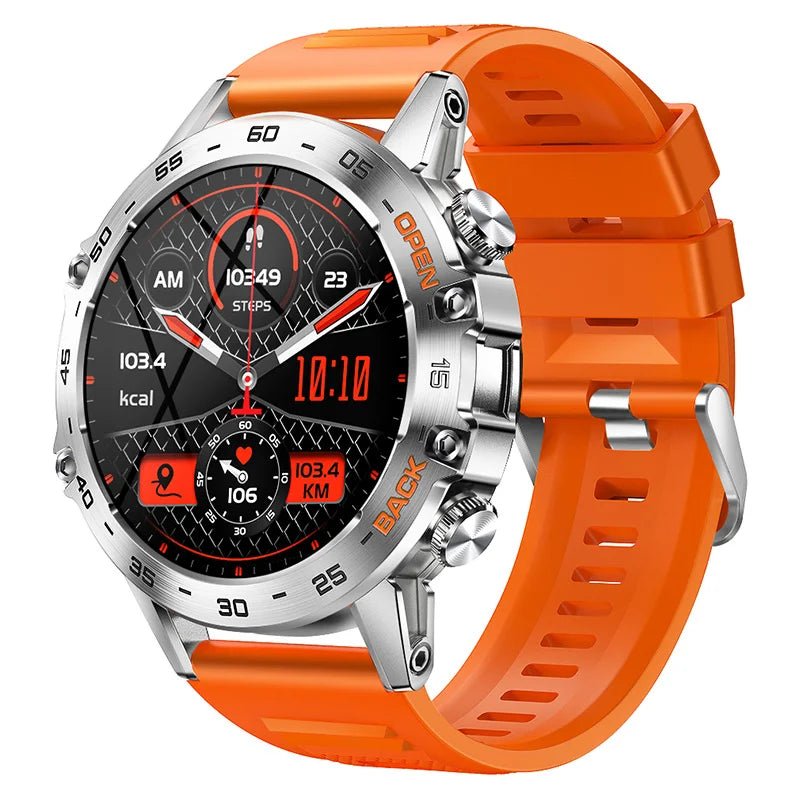 Smartwatch with AMOLED Display, Bluetooth Calling & Waterproof Build - Realgroupuae