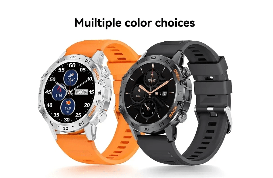 Smartwatch with AMOLED Display, Bluetooth Calling & Waterproof Build - Realgroupuae
