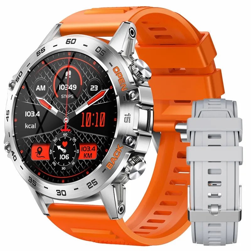 Smartwatch with AMOLED Display, Bluetooth Calling & Waterproof Build - Realgroupuae