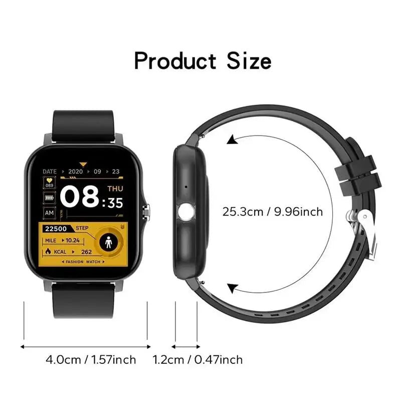 Smartwatch with Bluetooth Call, Blood Oxygen/Pressure Monitoring - Real Group UAE