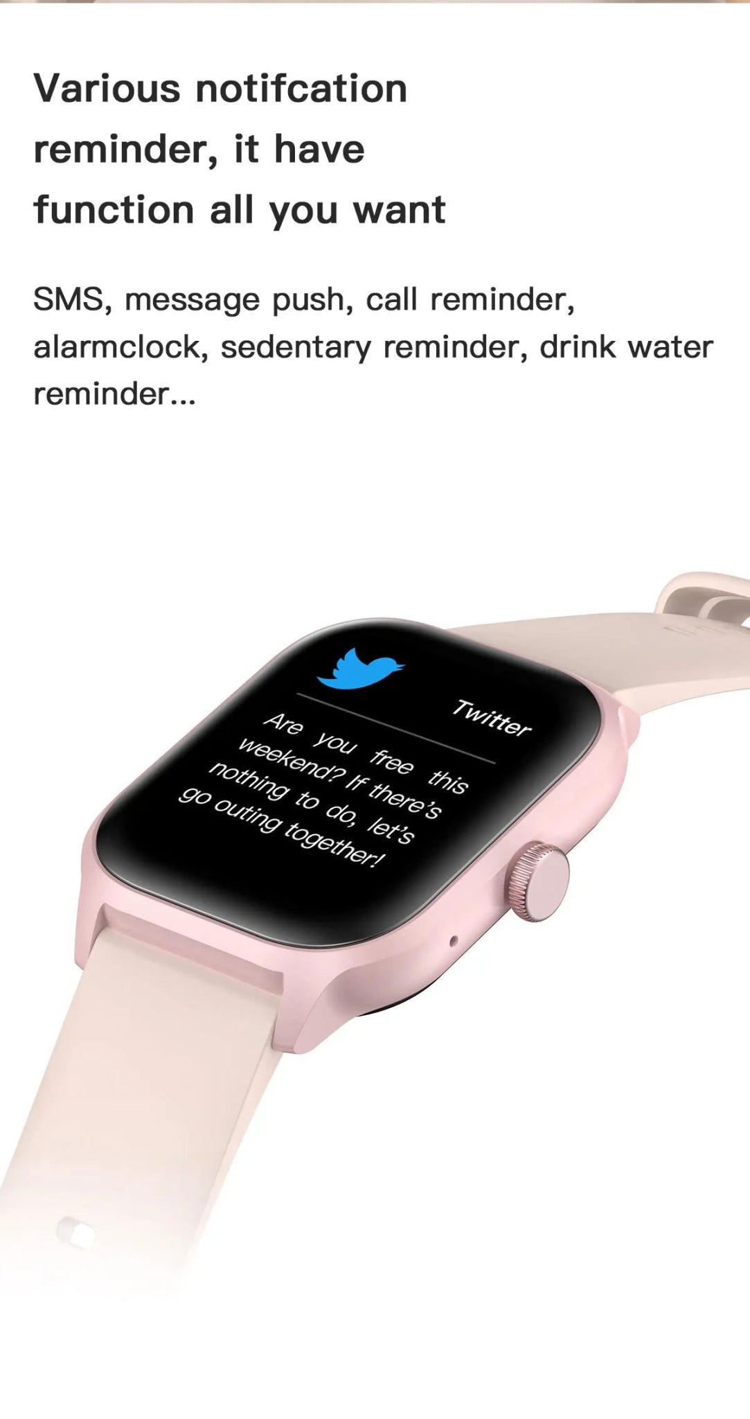 Smartwatch with Bluetooth Call | Fitness & Heart Rate Monitor - Real Group UAE