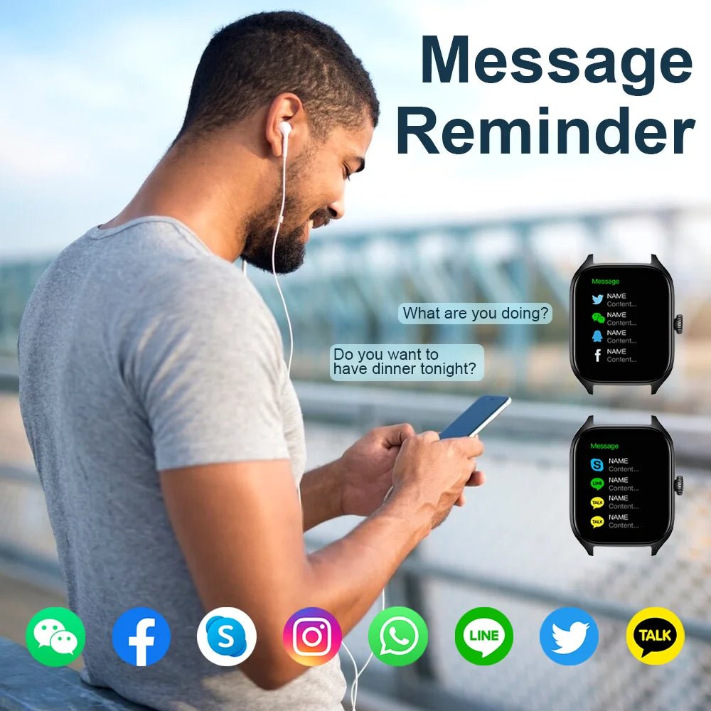 Smartwatch with Bluetooth Call | Fitness & Heart Rate Tracker - Real Group UAE