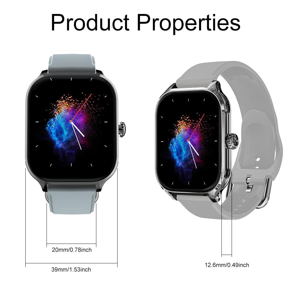 Smartwatch with Bluetooth Call | Fitness & Heart Rate Tracker - Real Group UAE