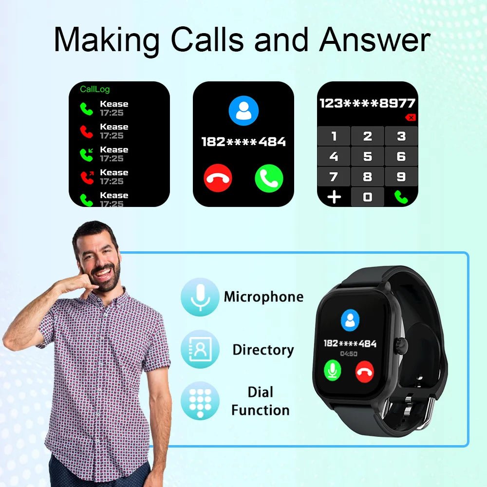Smartwatch with Bluetooth Call | Fitness & Heart Rate Tracker - Real Group UAE