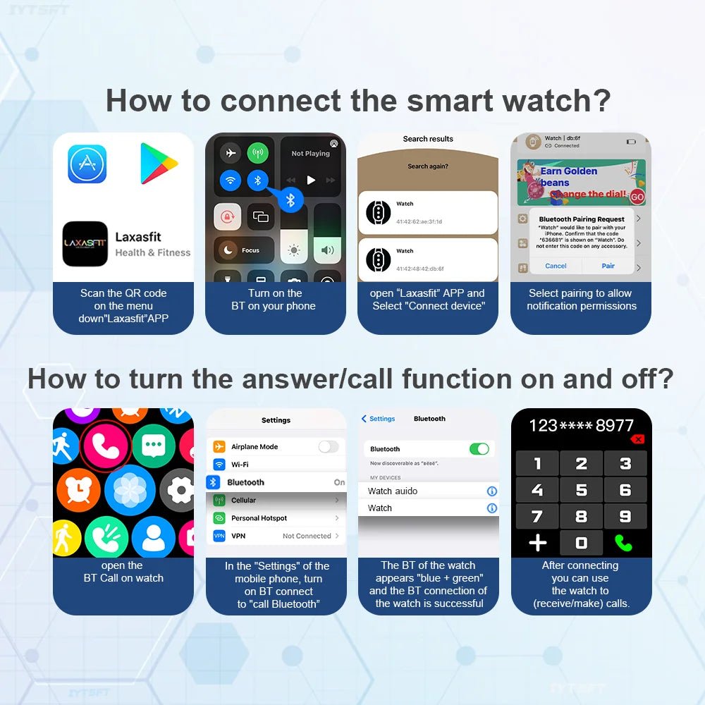 Smartwatch with Bluetooth Call | Fitness & Heart Rate Tracker - Real Group UAE