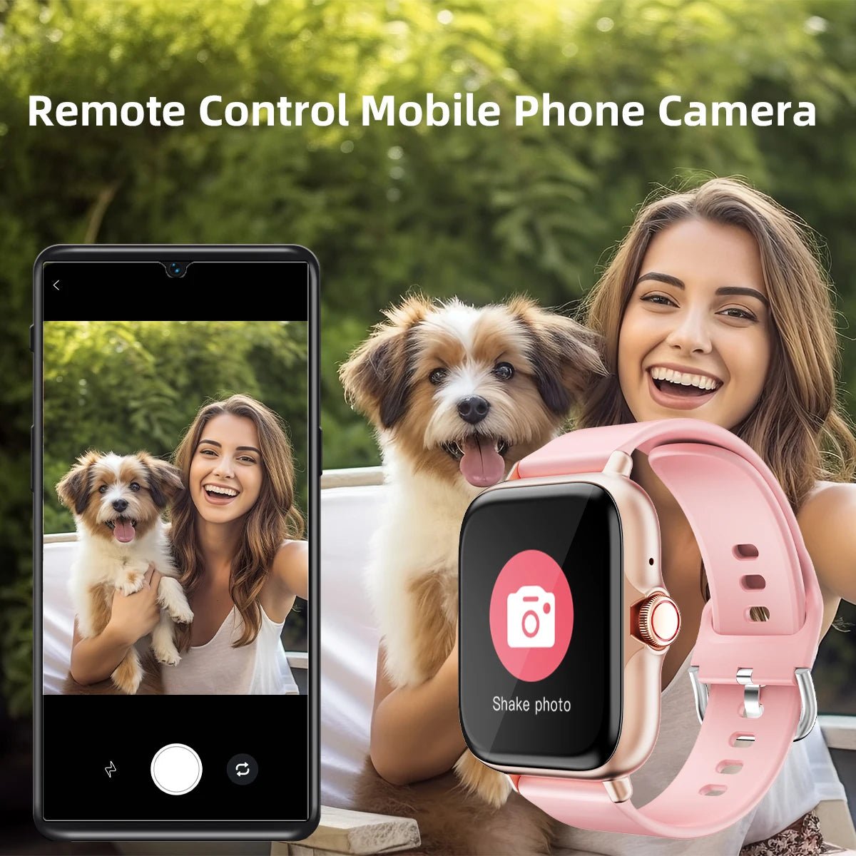 Smartwatch with Call Answer, Fitness Tracker & Sleep Monitor - Realgroupuae