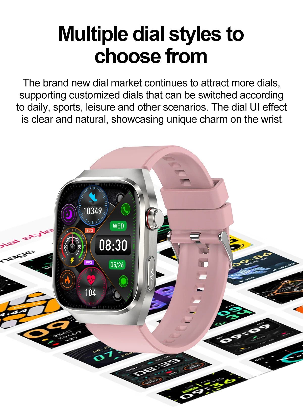 Smartwatch with Fitness Tracking | Bluetooth Call | AMOLED Screen - Real Group UAE