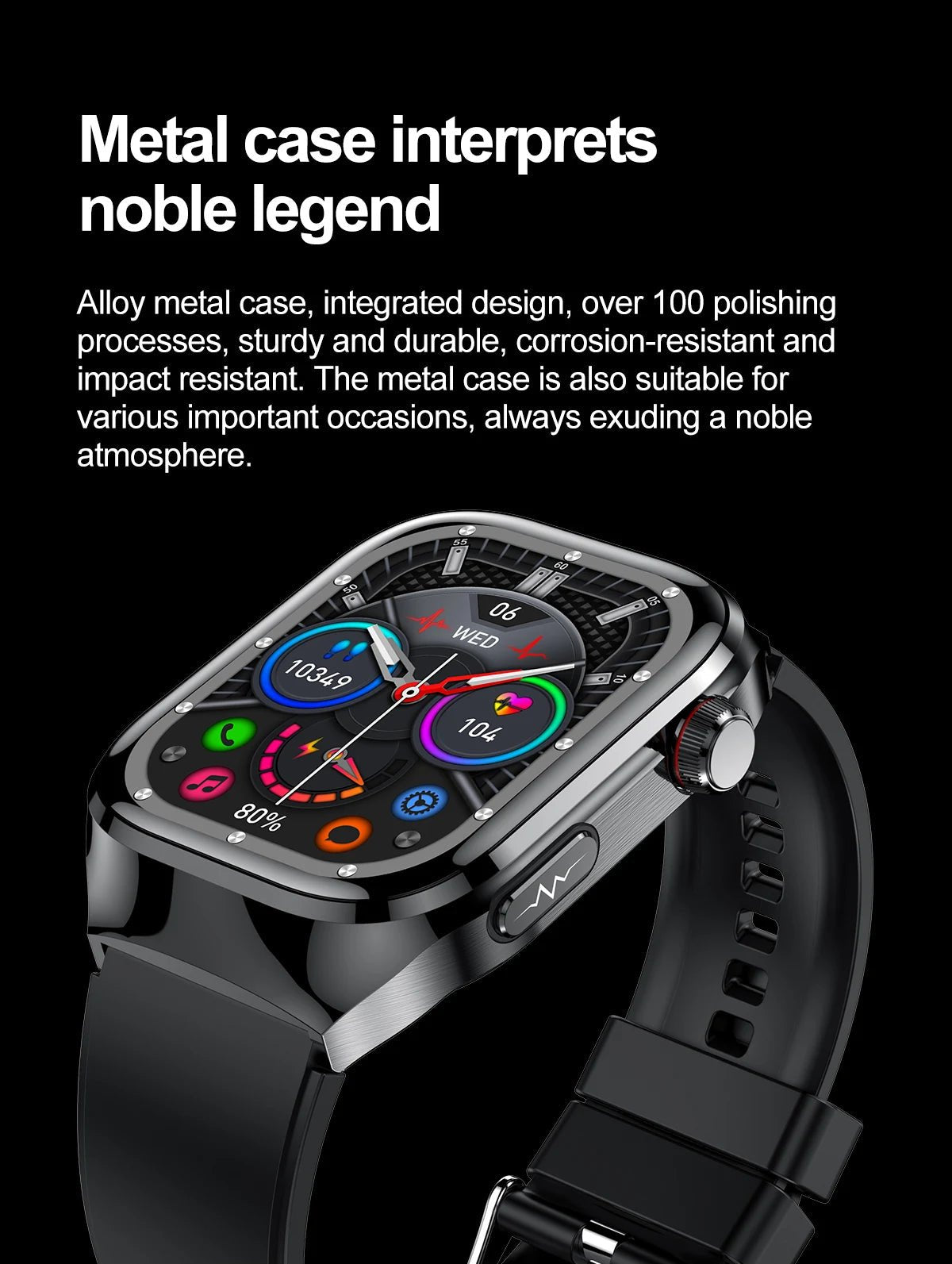 Smartwatch with Fitness Tracking | Bluetooth Call | AMOLED Screen - Real Group UAE