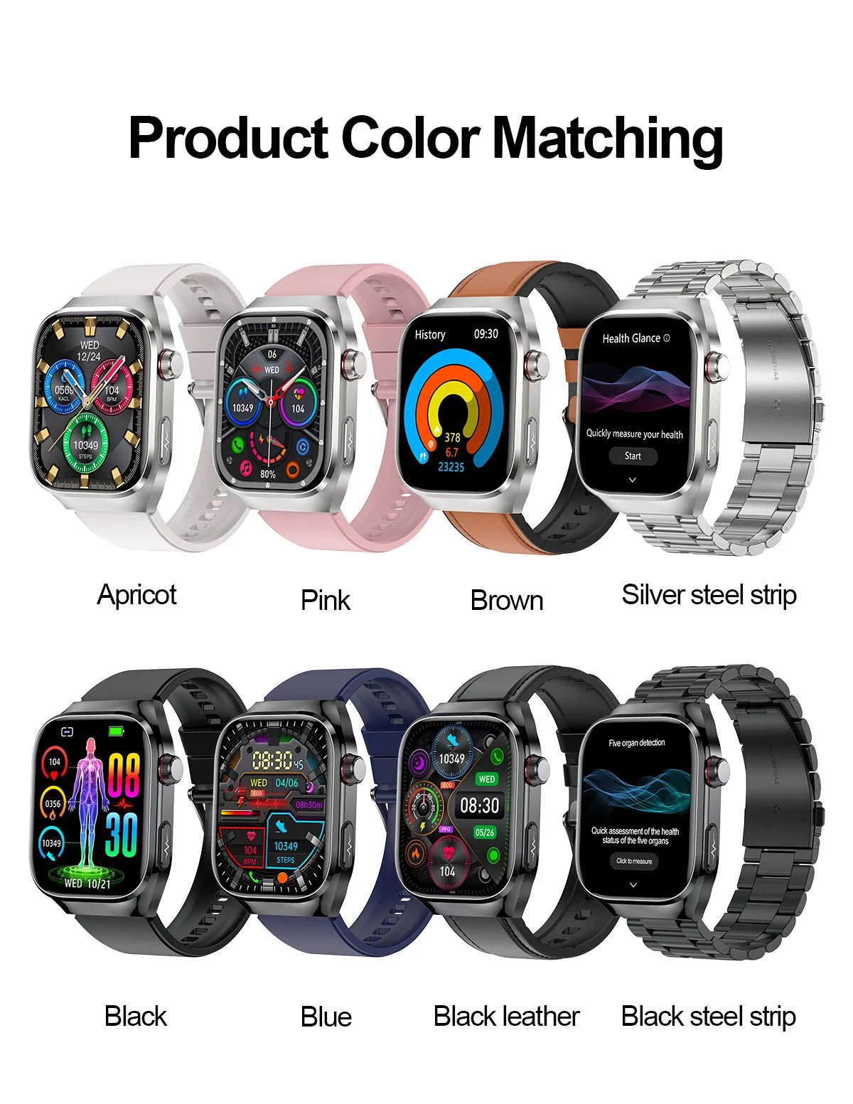 Smartwatch with Fitness Tracking | Bluetooth Call | AMOLED Screen - Real Group UAE