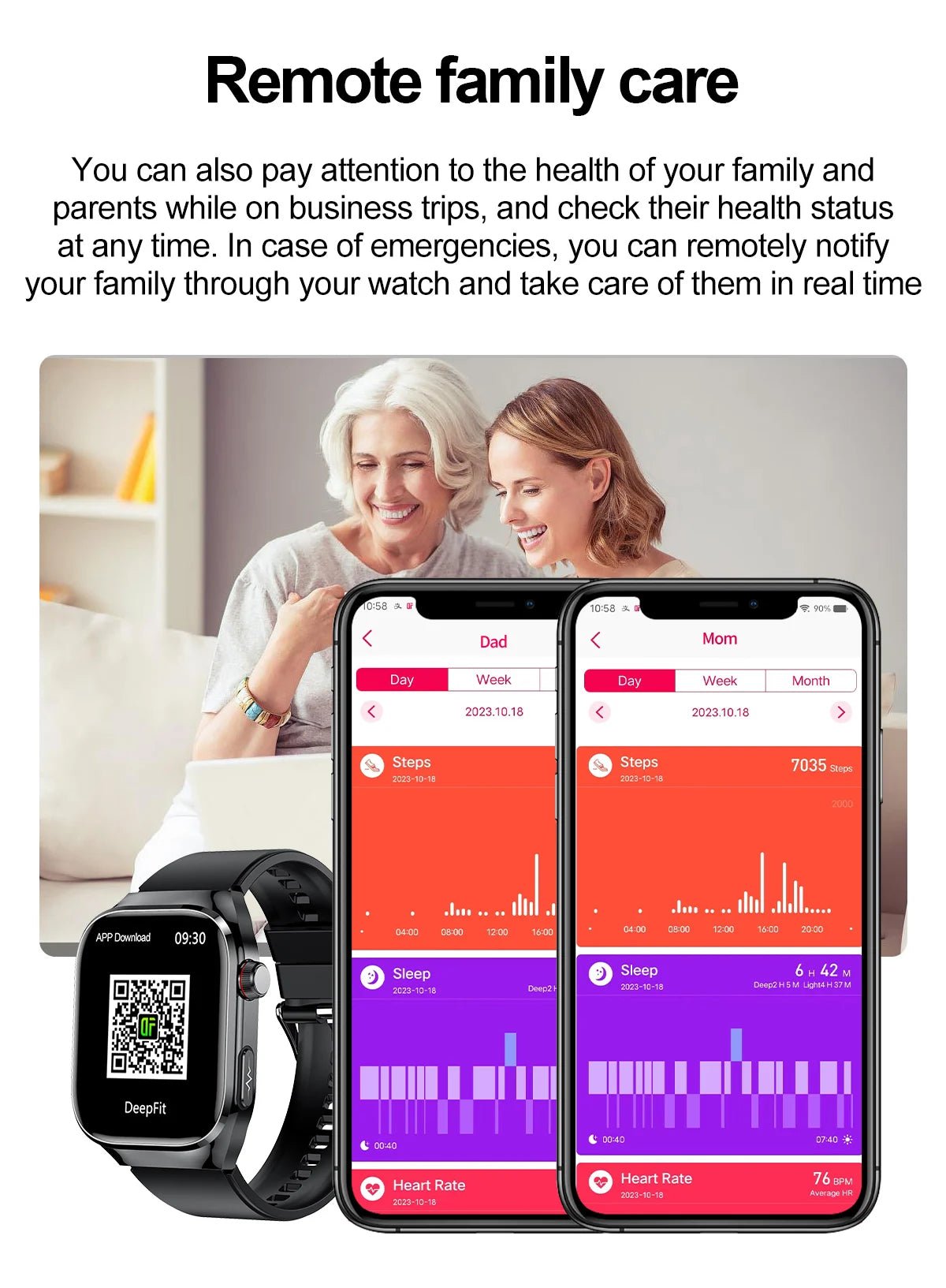 Smartwatch with Fitness Tracking | Bluetooth Call | AMOLED Screen - Real Group UAE