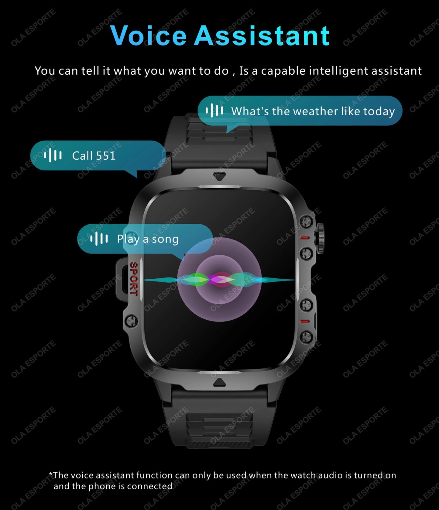 Smartwatch with GPS, Bluetooth Call & Health Tracking Display - Realgroupuae