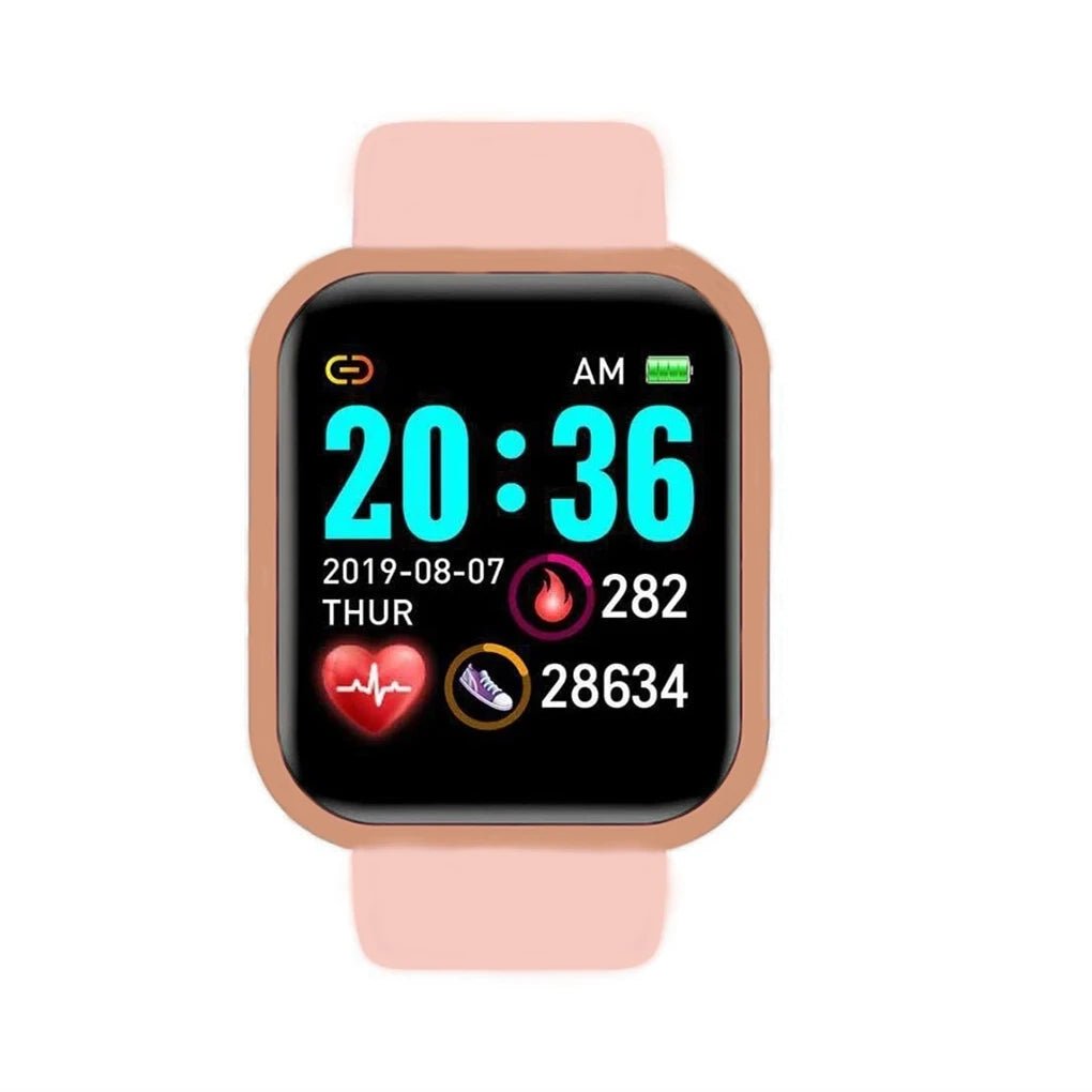 Sports Smartwatch with Music Control, Fitness Tracker & Alarm Clock - Realgroupuae