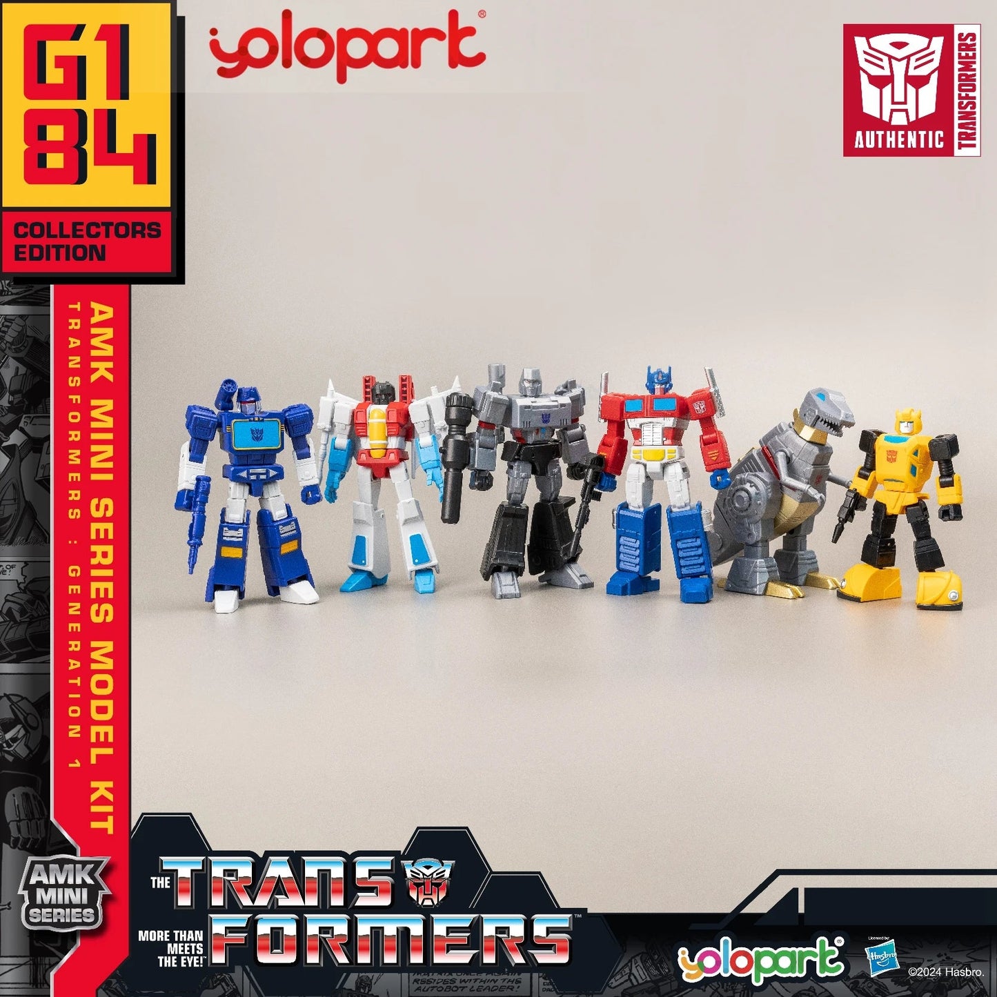 Transformers Action Figures – 12cm G1 Robot Toy Set for Collection - Realgroupuae