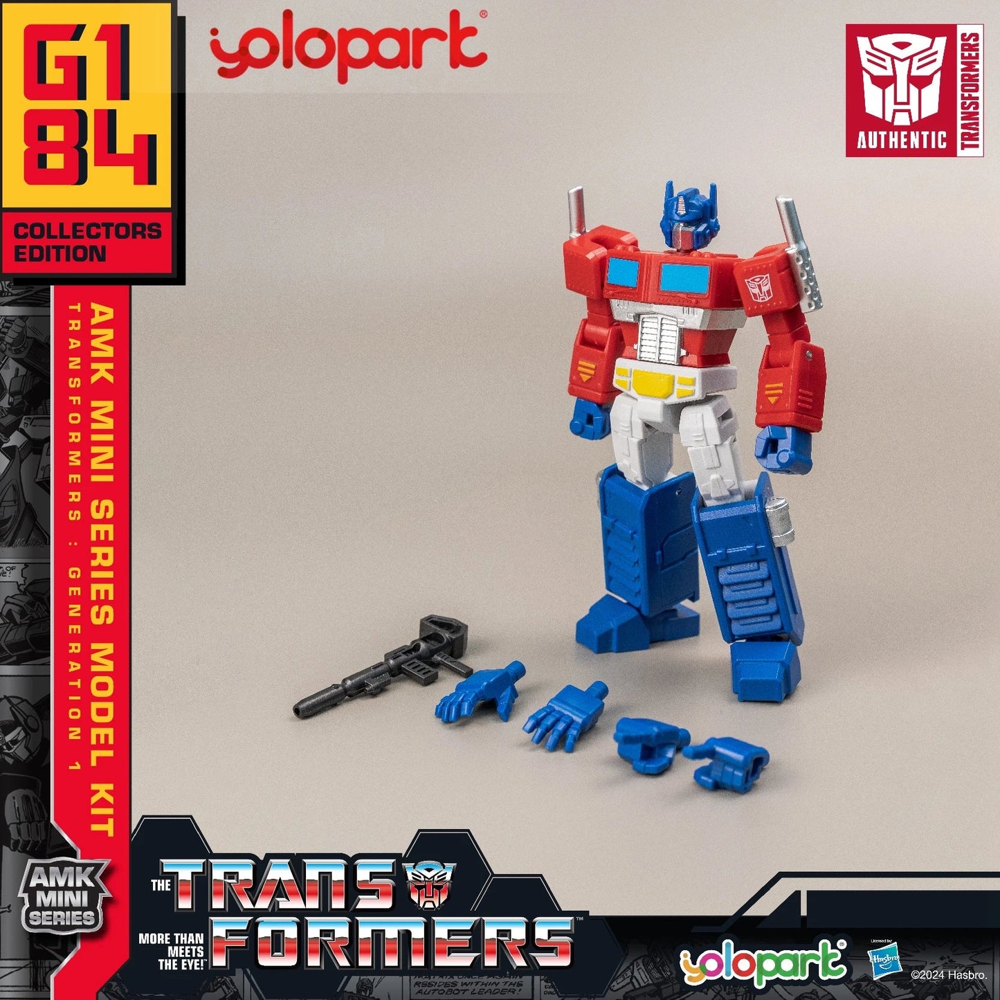 Transformers Action Figures – 12cm G1 Robot Toy Set for Collection - Realgroupuae