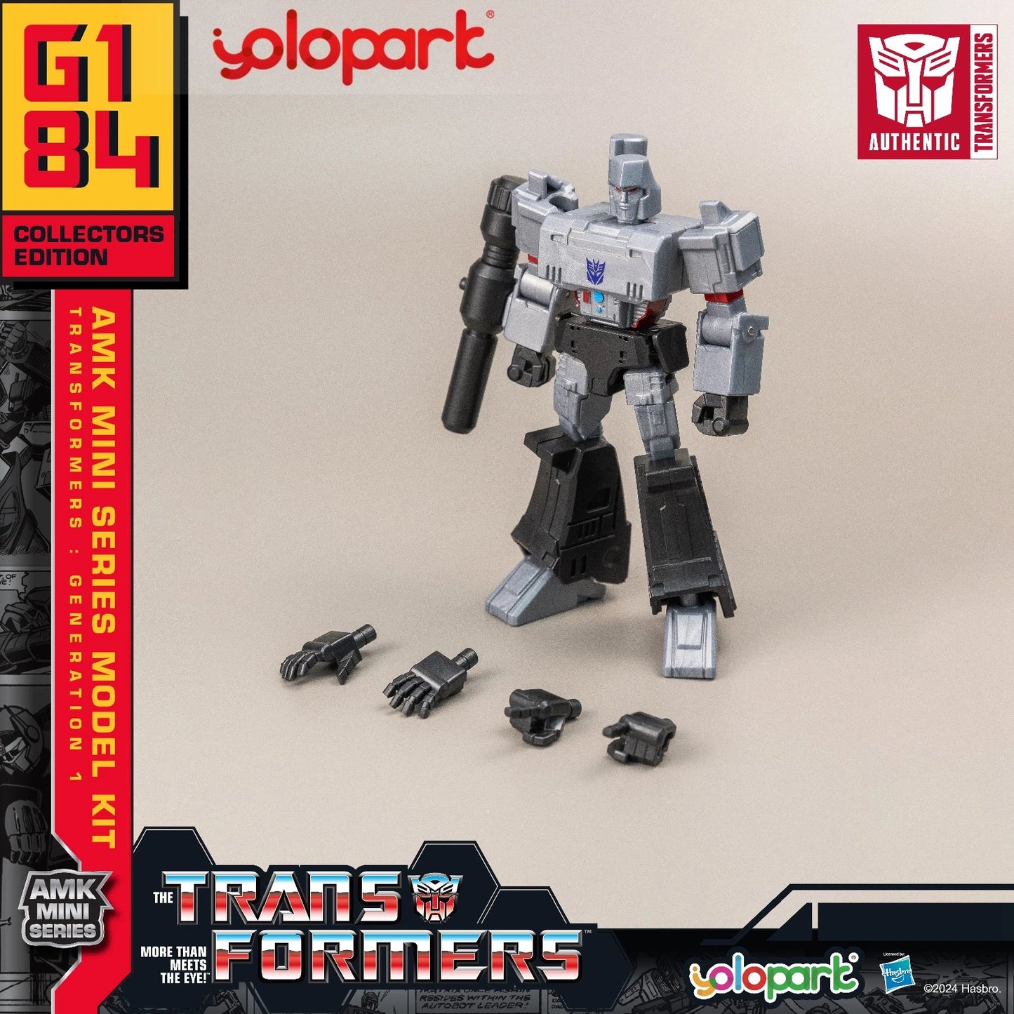 Transformers Action Figures – 12cm G1 Robot Toy Set for Collection - Realgroupuae