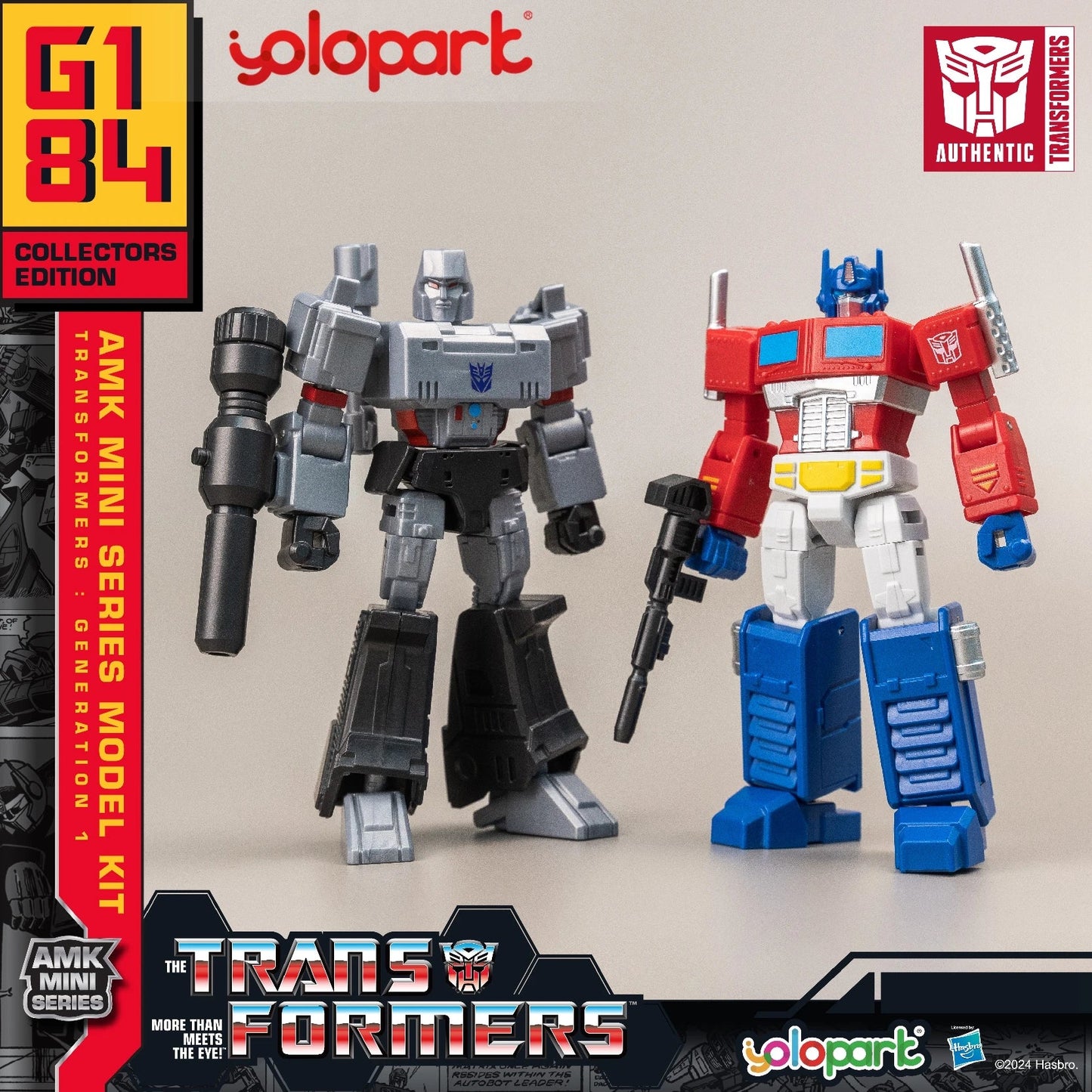 Transformers Action Figures – 12cm G1 Robot Toy Set for Collection - Realgroupuae