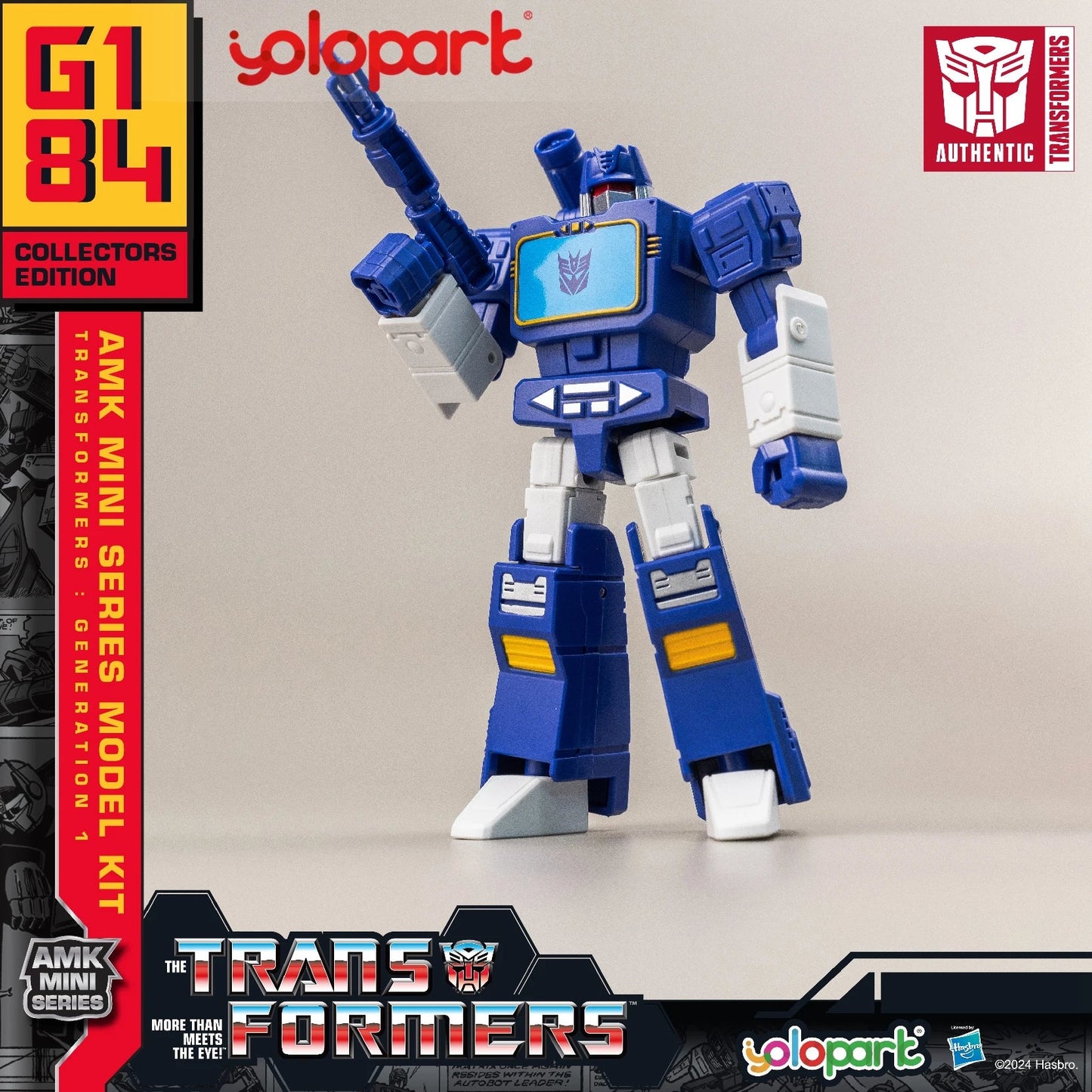 Transformers Action Figures – 12cm G1 Robot Toy Set for Collection - Realgroupuae