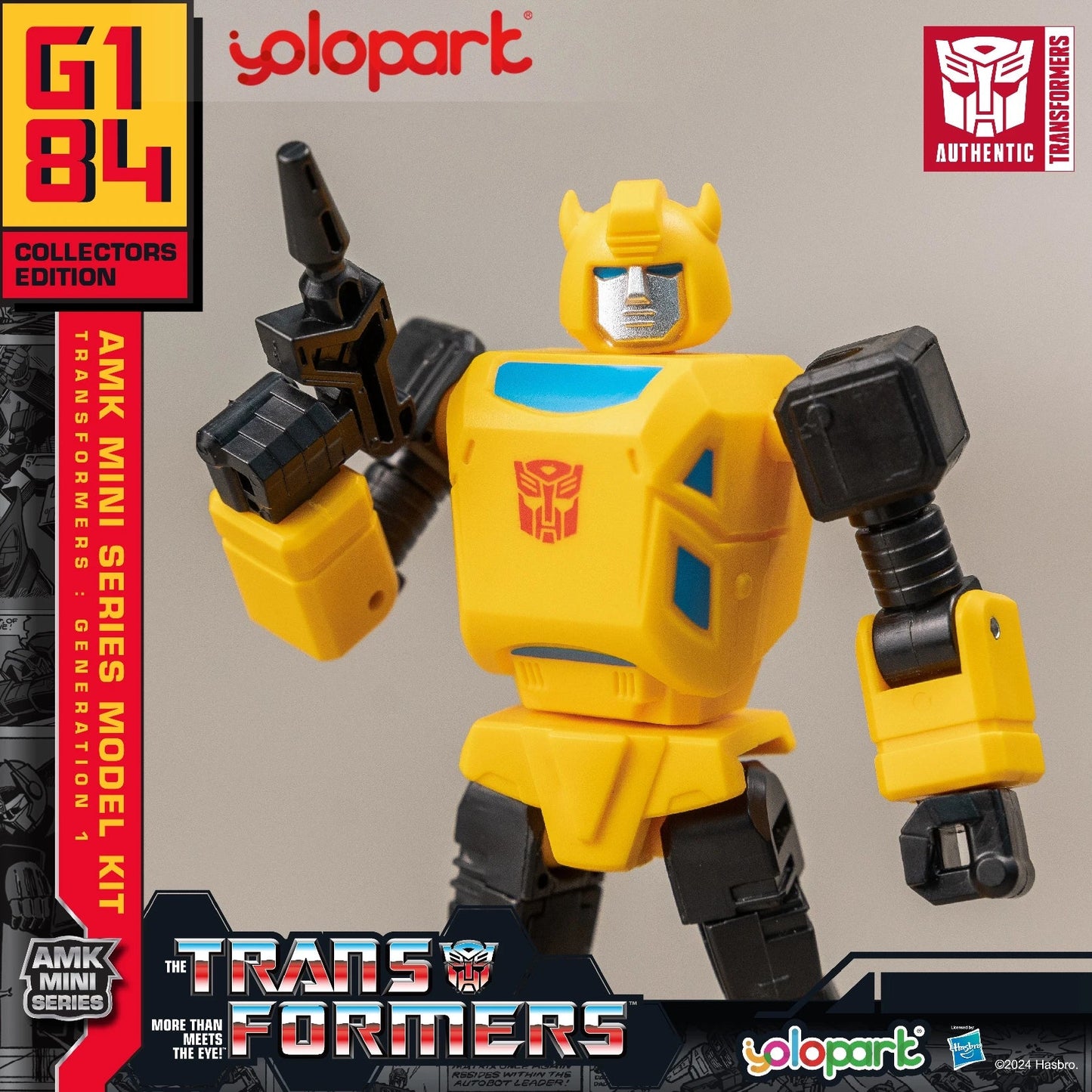 Transformers Action Figures – 12cm G1 Robot Toy Set for Collection - Realgroupuae