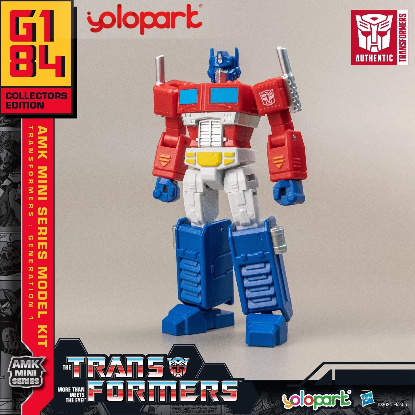Transformers Action Figures – 12cm G1 Robot Toy Set for Collection - Realgroupuae