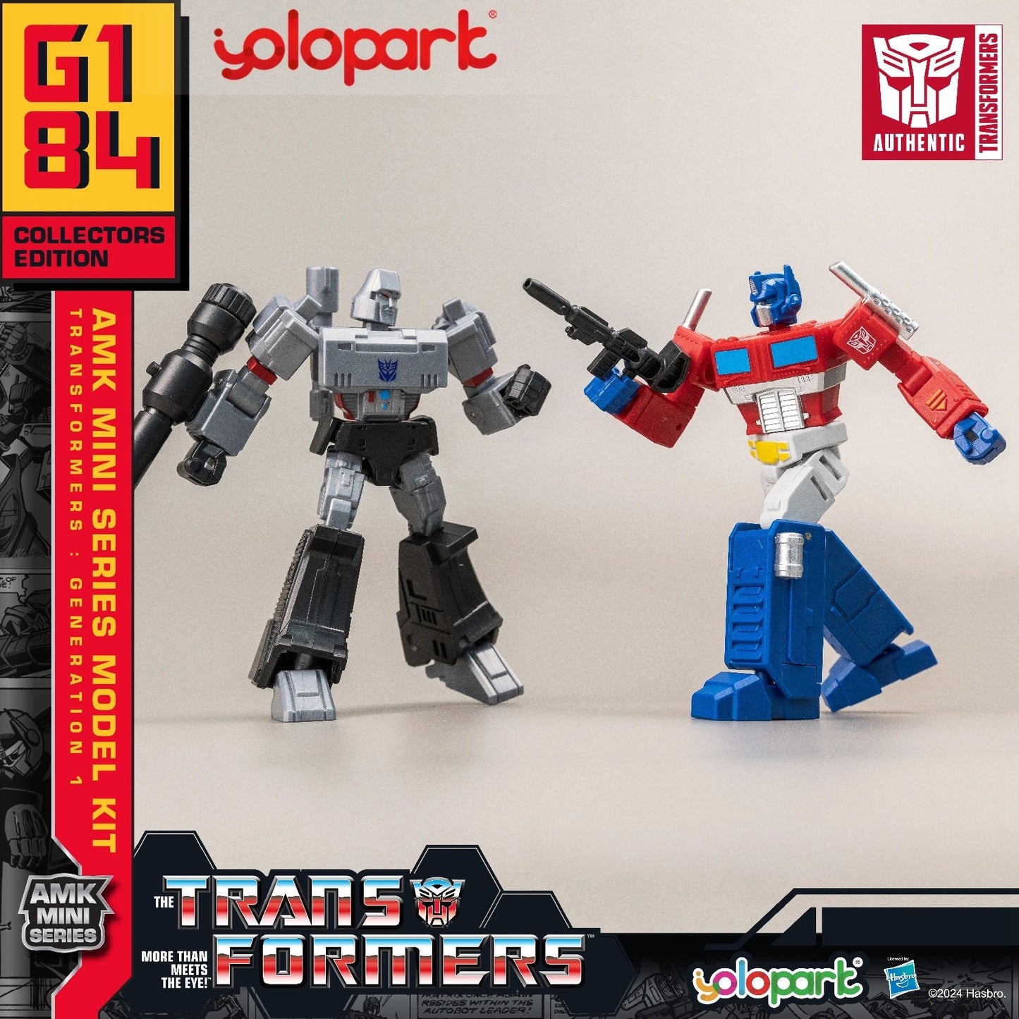 Transformers Action Figures – 12cm G1 Robot Toy Set for Collection - Realgroupuae