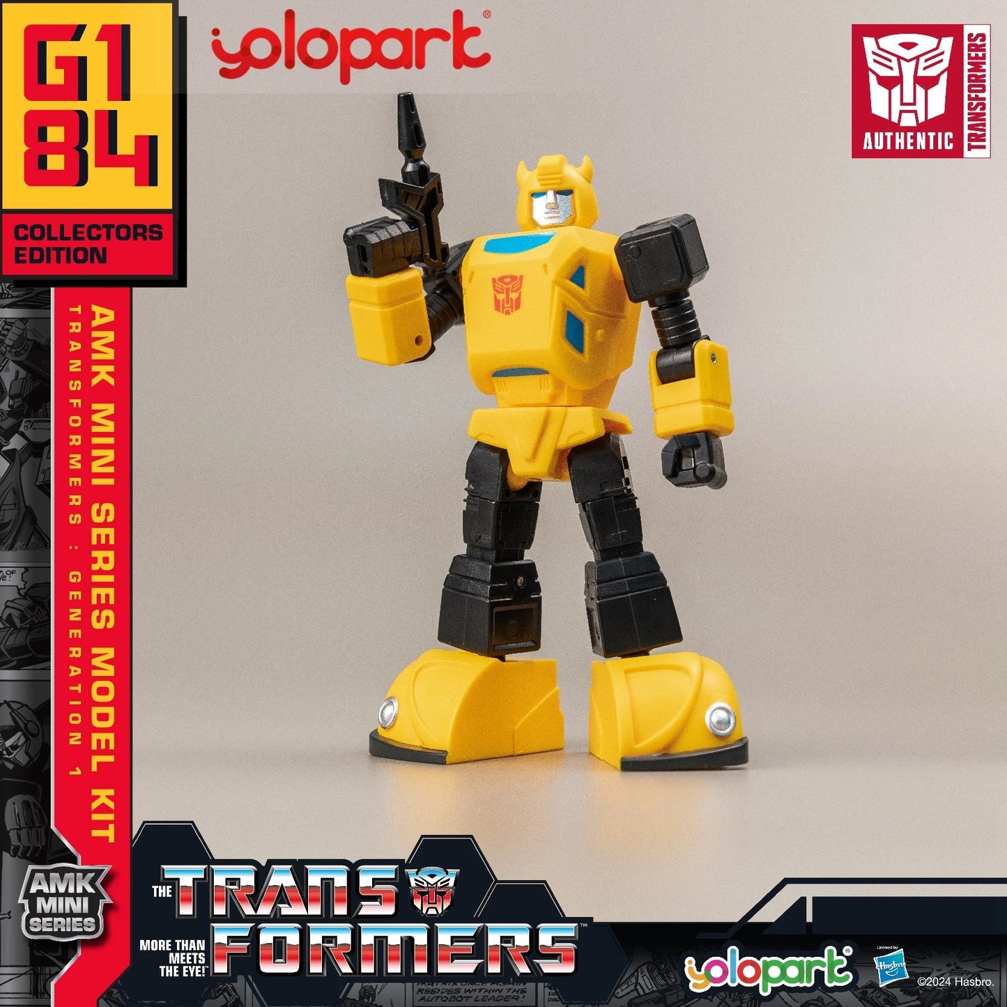 Transformers Action Figures – 12cm G1 Robot Toy Set for Collection - Realgroupuae