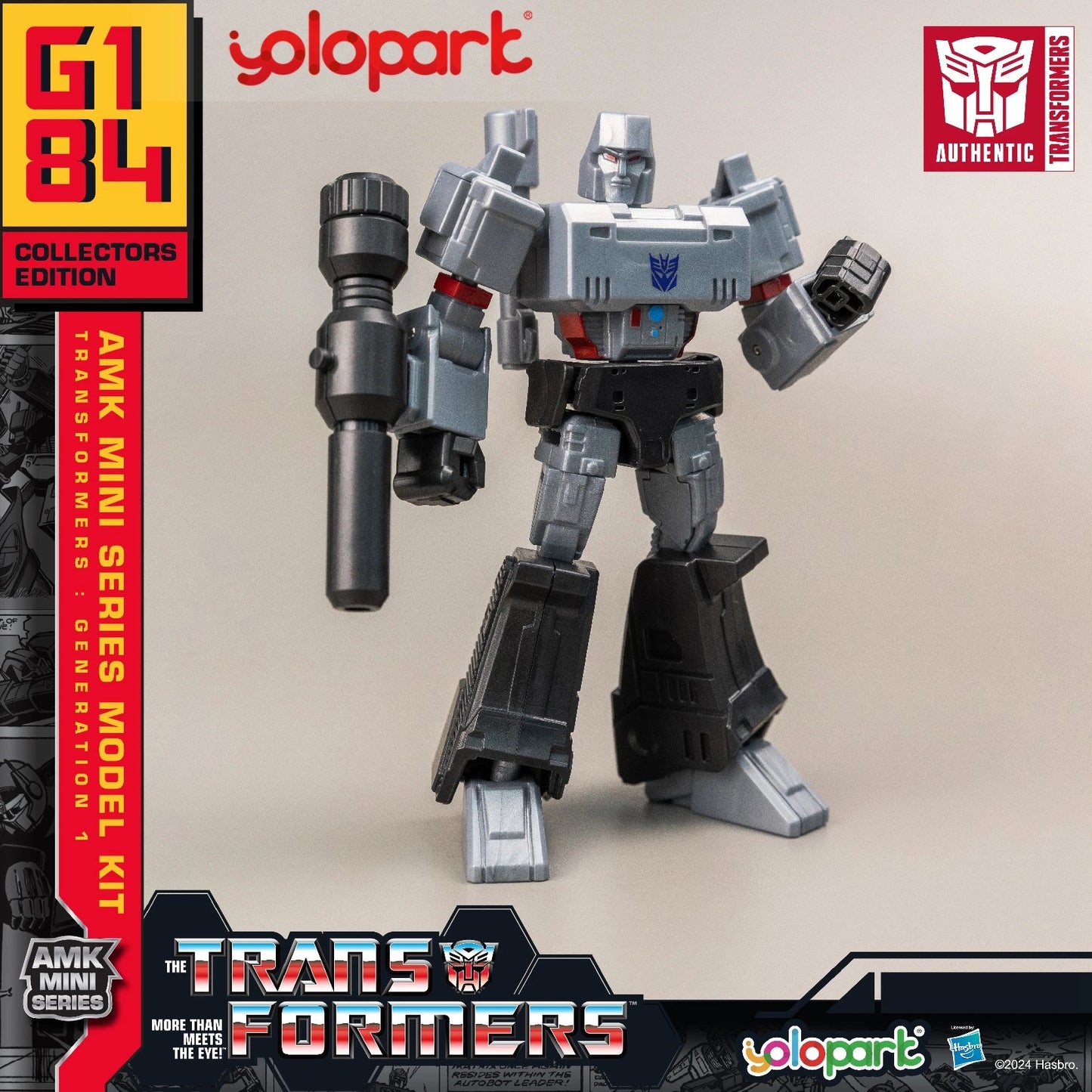 Transformers Action Figures – 12cm G1 Robot Toy Set for Collection - Realgroupuae