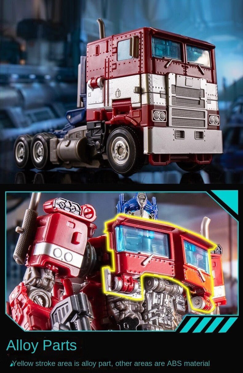 Transforming Robot Car Alloy Optimus Prime Action Figure Movie Toy Gift - Realgroupuae